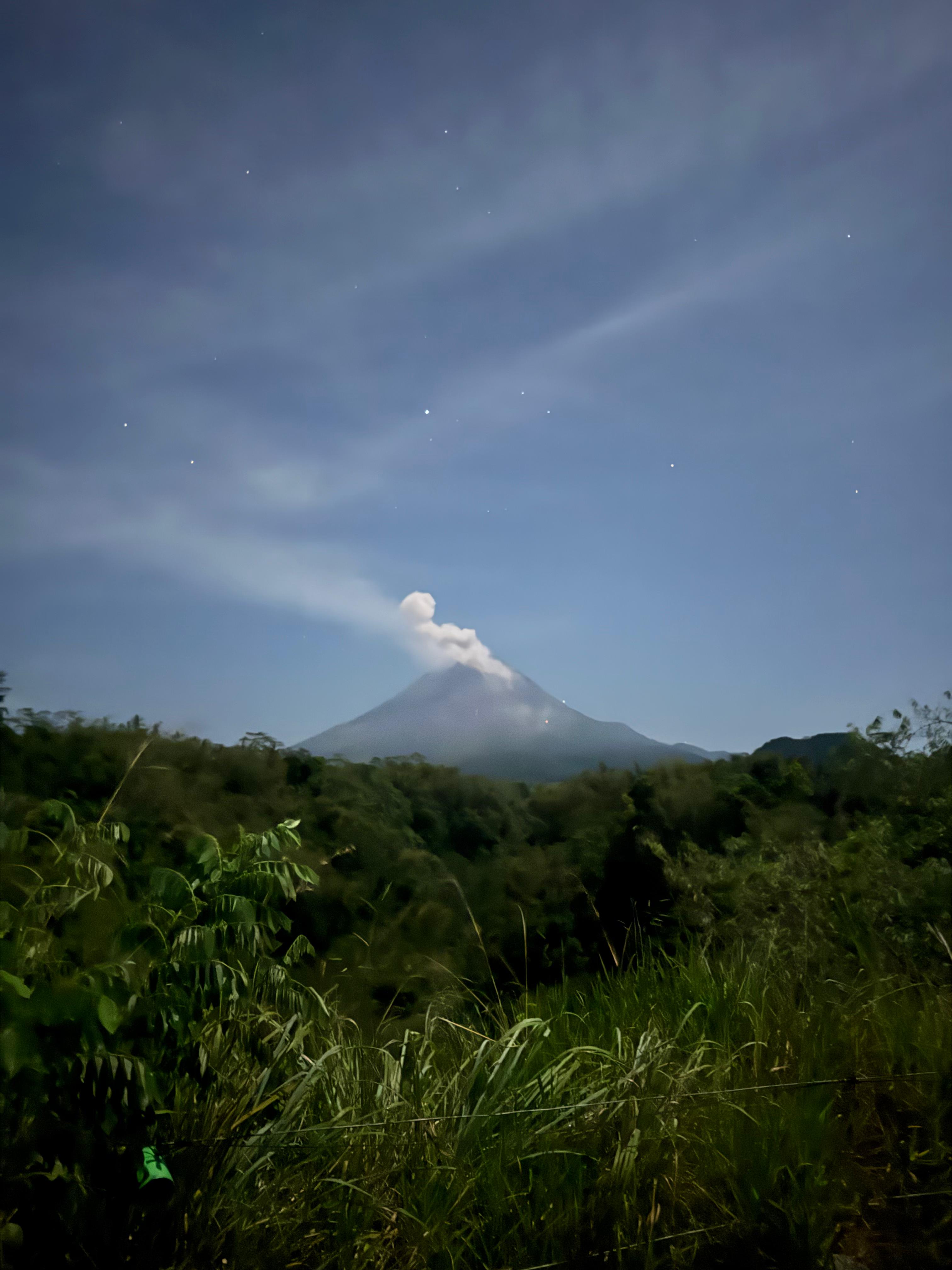 Merapi Night Glow