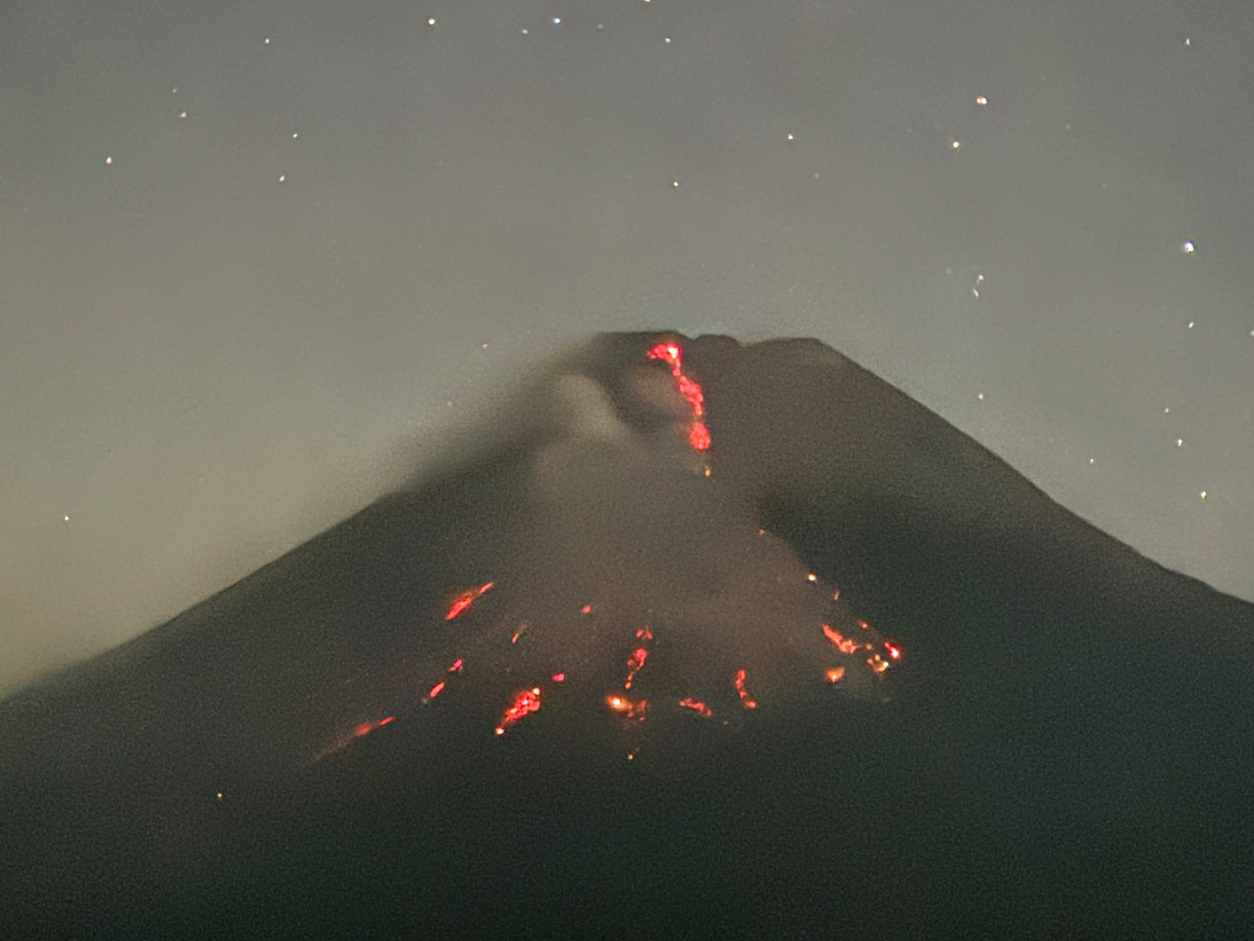Merapi Night Glow